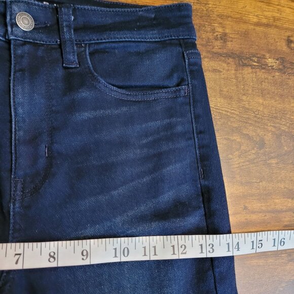 American Eagle Jeans 2 S Jegging Super Hi Rise Super Stretch Dark Wash NWOT - Picture 8 of 11